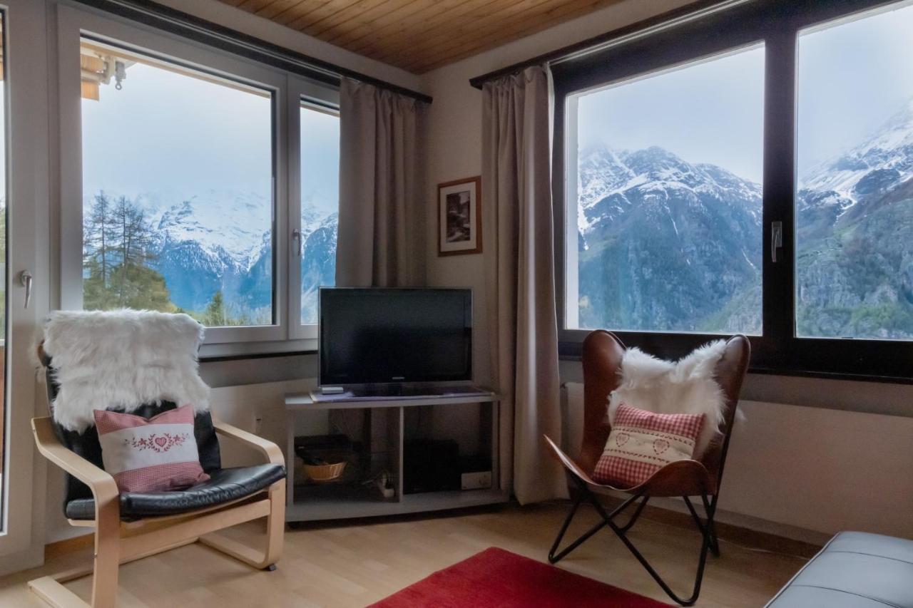 Apartmán Panorama At Haus Waldheim Nr. 11 Grächen Exteriér fotografie